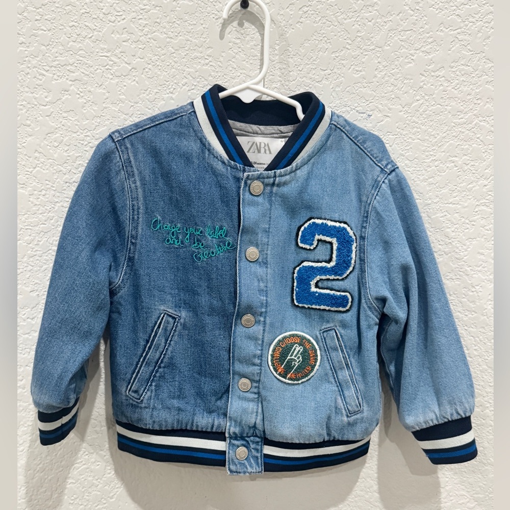 Zara Kids Blue Denim Jacket